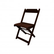 Cadeira De Madeira Dobravel - Imbuia