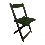 Cadeira De Madeira Dobrável Verde