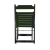 Cadeira De Madeira Dobrável Verde - 2