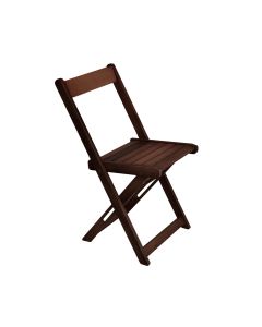 Cadeira de Madeira Dobrável - Imbuia