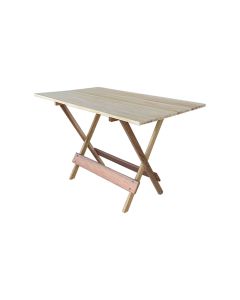 Mesa de Madeira Dobrável 1,20x70 sem Pintura