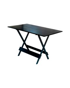 Mesa para Bar e Café Dobrável de Madeira 1,20x70 - Preto